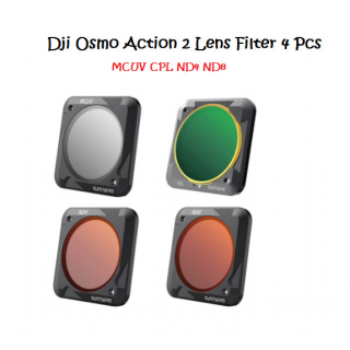 Dji Osmo Action 2 Lens Filter 4 Pcs - Filter Lens MCUV CPL ND4 ND8